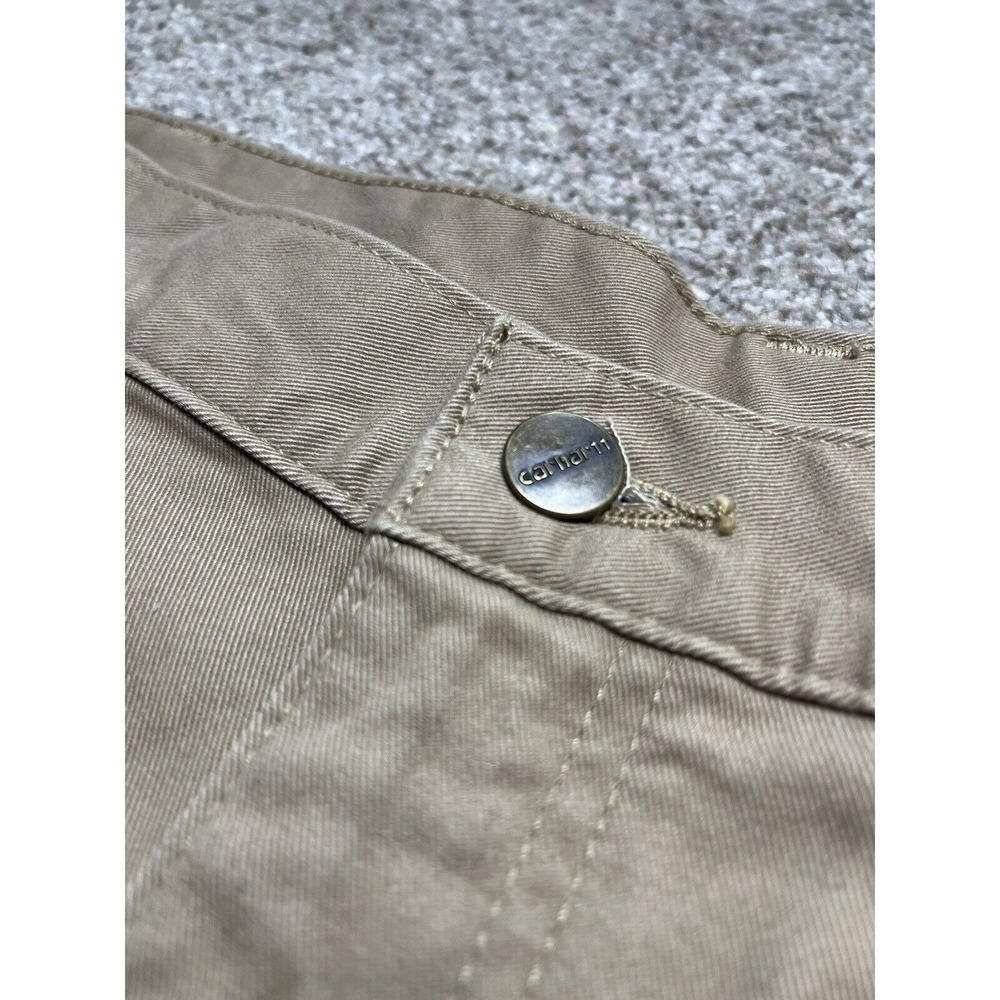 Carhartt‎ Men's Work Pants Size 40 X 30 Relaxed Fit Brown - Picture 5 of 8
